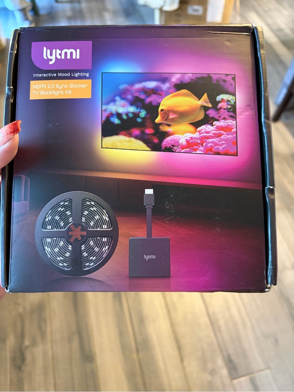 Lytmi Interactive Mood Lighting TV Backlight Kit - Multicolor